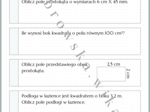 Pole kwadratu i prostokąta