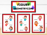 Karty demonstracyjne / pokazowe - figury geometryczne