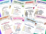 Pozytywne Certyfikaty/Dyplomy dla absolwentów klas 4-8/szkół średnich 32 WZORY