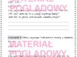 Kalkulator. Karta pracy. Na początek. Na rozgrzewkę. Pierwsza lekcja.