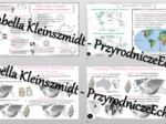 Zestaw sketchnotek – notatek do całego działu „Lądy i oceany na Ziemi” wykonanych w power point do edycji. Geografia 5