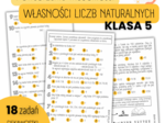 POWTÓRZENIE MATERIAŁU – Własności liczb naturalnych – KLASA 5