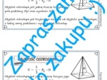 Objętość ostrosłupa - wklejka, notatka dla ucznia szkoły podstawowej.
