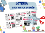 Loteria, losy dla uczniów - kody QR