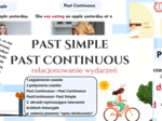 Past Simple i Past Continuous, E8, matura, opis okoliczności- tworzenie historyjek w oparciu o obrazki,