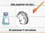 Malowanie na soli - pomysł na prace plastyczna