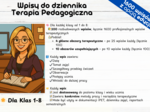 TERAPIA PEDAGOGICZNA Wpisy do Dziennika Klasy 1-8