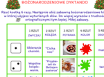 Bożonarodzeniowe dyktando - Mikołajki, ortografia
