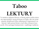 Lekturowa powtórka do egzaminu - TABOO