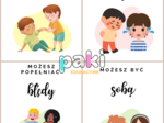 Plakaty o emocjach, dla psychologa, pedagoga, do sali, dekoracja