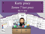 Karty pracy - Klasa 8. Chemia – Zestaw 6 kart pracy do działu 9 "Sole"
