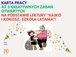 📚 Karta pracy z lektury "Kajko i Kokosz. Szkoła Latania" – AŻ 5 KREATYWNYCH ZADAŃ OTWARTYCH!!! 🚀