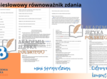 Imiesłowowy  równoważnik zdania,  ćwiczenia, zestaw egzaminacyjny i mini sprawdzian