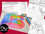 Dzień Fibonacciego. Fibonacci – Prostokąt, Spirala i Serca Fibonacciego. Projekt matematyczno-artystyczny.