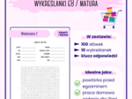 Wykreślanki - Zakupy i usługi | Egzamin 8-klasisty | Matura