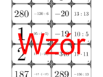 Domino - Mnożenie i dzielenie liczb całkowitych | matematyka