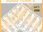 Bugs Team 2 unit 5 FOOD - zakładki do książki