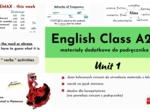 English Class A2+, unit 1, materiały uzupełniające podręcznik, no-prep