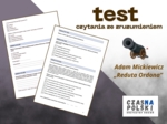 "Reduta Ordona" – test czytania ze zrozumieniem