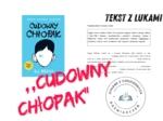 TEKST Z LUKAMI — „Cudowny chłopak”