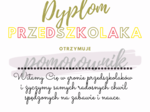 Dyplom przedszkolaka