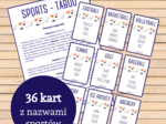 Sports - Taboo | 36 kart | Sporty