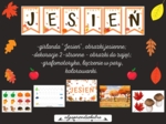Jesień - girlanda, ilustracje, karty pracy, kolorowanki.
