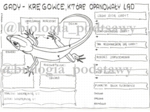 Klasa 6 - Gady - karta pracy