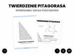 Twierdzenie Pitagorasa. Wykreślanka. Szkoła podstawowa