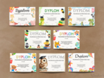 Dyplomy Pasowania na Przedszkolaka – zestaw
