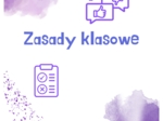 Karty pracy "Zasady w szkole"