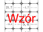 Domino - Dodawanie i odejmowanie dodatnich i ujemnych liczb dziesiętnych | matematyka