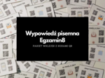 WRITING pakiet 7 wypowiedzi kody QR egzamin ósmoklasisty