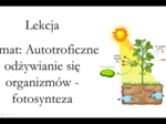 Klasa 1 ( rozszerzenie) - Fotosynteza i Chemosynteza - preznetacja