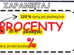 Procenty - Podwyżki i obniżki