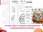 Wielkanoc, 50 kart pracy.