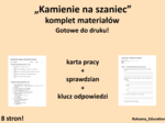 Zestaw Karta pracy + Sprawdzian + Karta odpowiedzi - Kamienie na Szaniec - egzamin ósmoklasisty - Polski_Na_100%