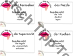 Język niemiecki -Taboo- Sag das nicht!- Spiel gra