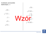 Pierwiastek kwadratowy | matematyka | zestaw promocyjny