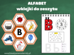 Alfabet - wklejki do zeszytu i plansze