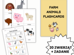 Fiszki zwierzęta na farmie - FARM ANIMALS FLASCARDS