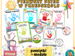 PIERWSZY DZIEŃ W PRZEDSZKOLU - PAMIATKA + MEDALE