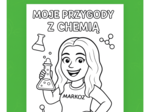 Kolorowanka - 1 strona zeszytu - chemia