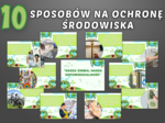 10 SPOSOBÓW NA OCHRONĘ ŚRODOWISKA -Gazetka szkolna