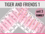 Tiger and Friends 1 unit 3 – zakładki do książki