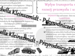 Sketchnotka - notatka " Wpływ transportu na rozwój przemysłu i usług" wykonana w power point do edycji. Geografia 7; „Usługi w Polsce”