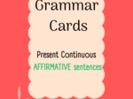 Present Continuous/ Karty do mówienia/ Mówienie/ Speaking/ Konwersacje/ Klasy 4-8/ Klasy 4-6/ Klasy 6-8/ SP/ Warm-up/ Rozgrzewka/ Speaking cards/ Gramatyka/ Grammar/ Speaking cards grammar/ Grammar cards/ E8
