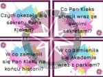 Karty z pytaniami do "Akademii Pana Kleksa"