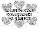 Walentynkowe kolorowanki