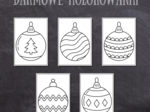 Bombki - darmowe kolorowanki (PDF)